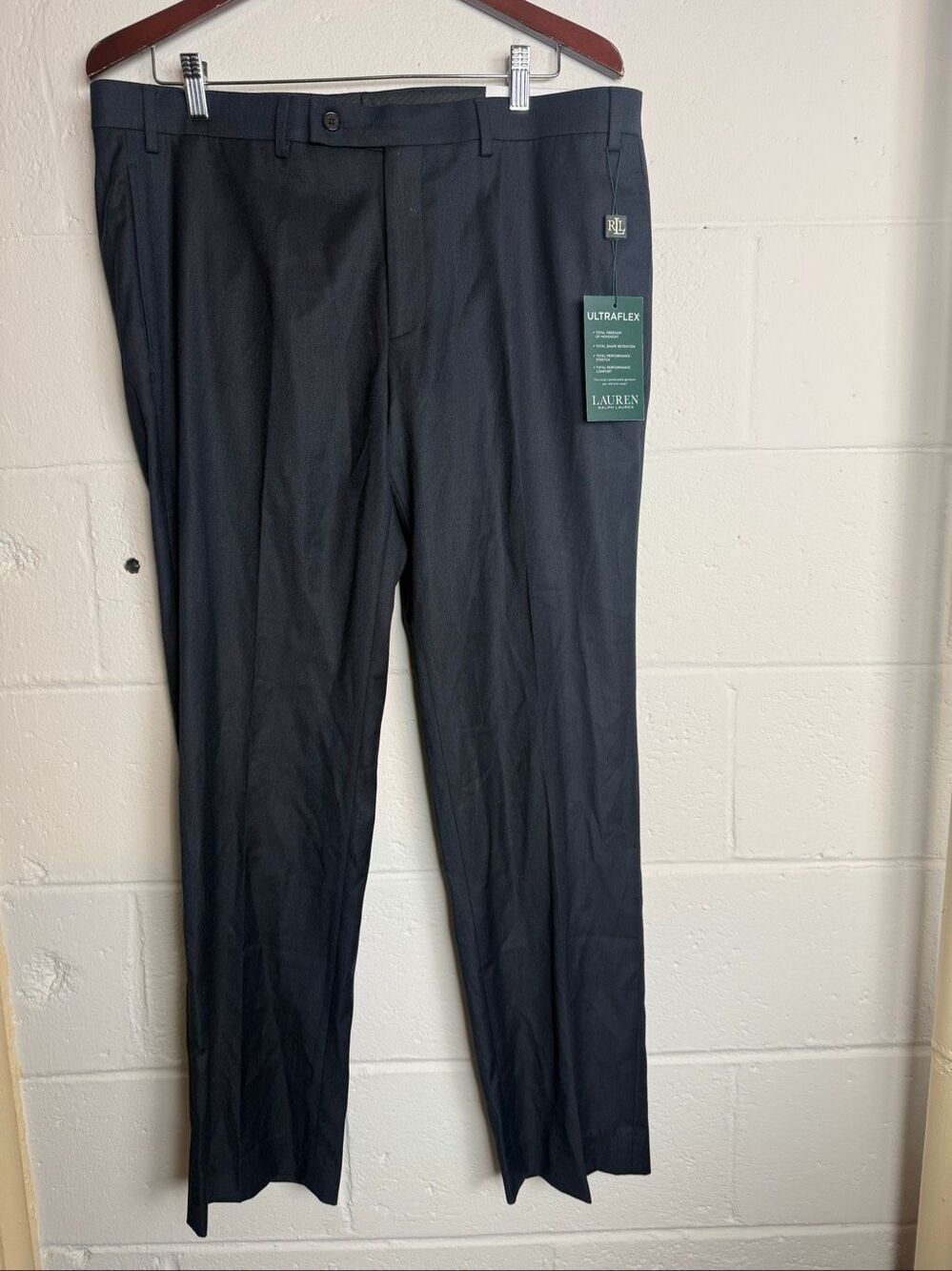 Lauren Ralph Lauren Men’s 36W 30L Navy Norton UltraFlex Dress Pants NWT Classic